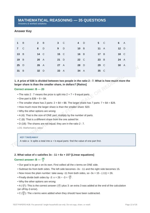 Solutions preview