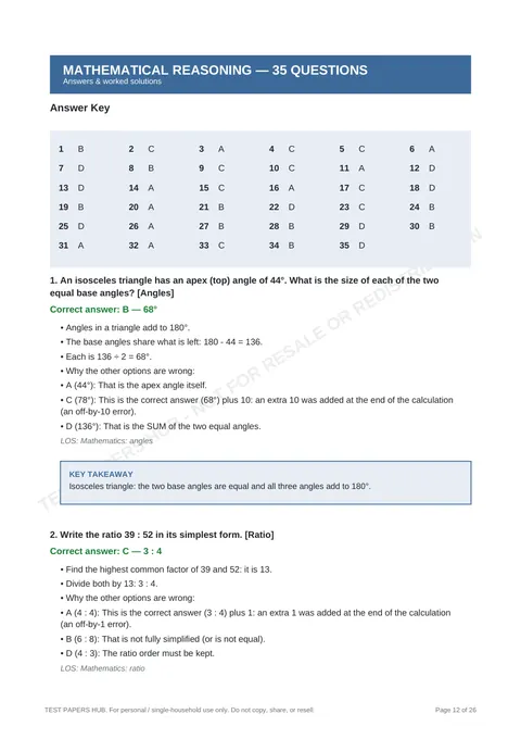 Solutions preview