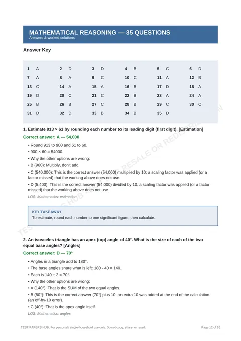 Solutions preview
