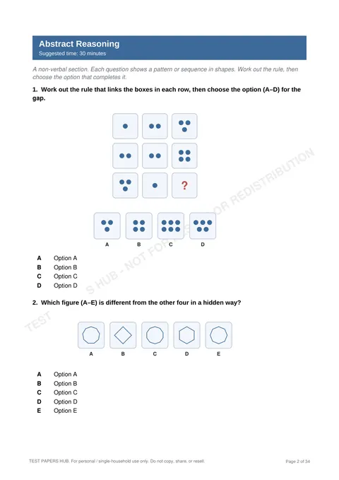 Questions preview