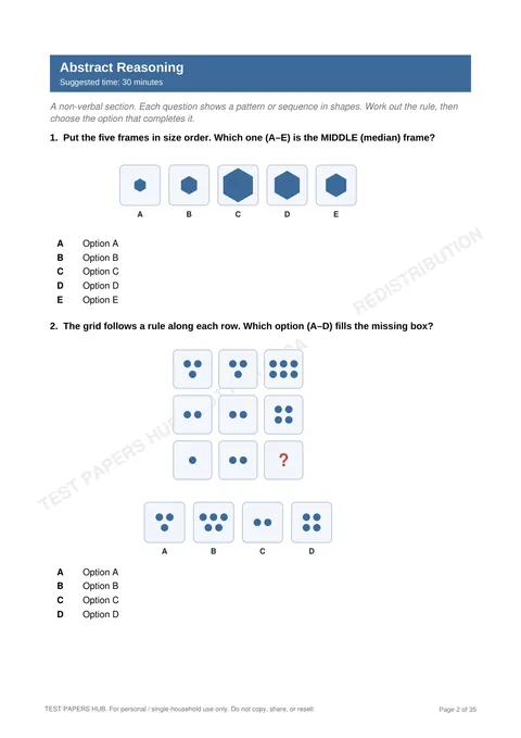 Questions preview