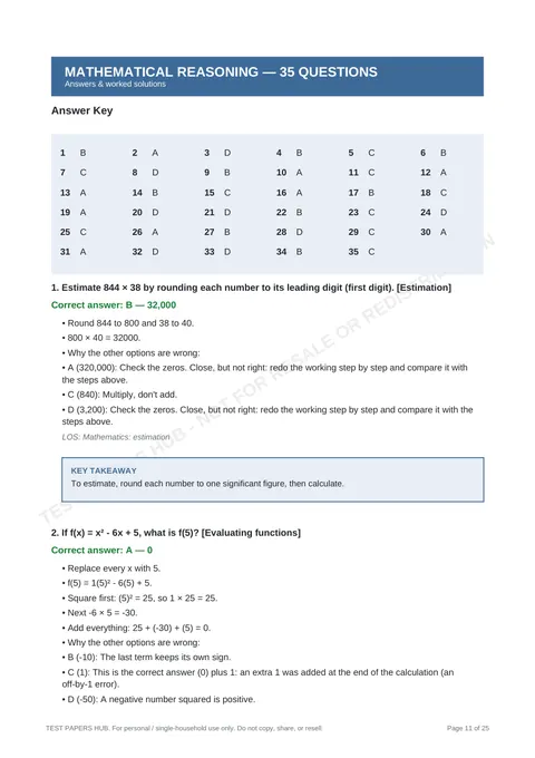 Solutions preview