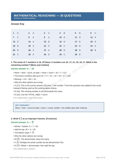 Solutions preview