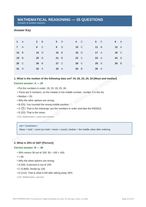 Solutions preview