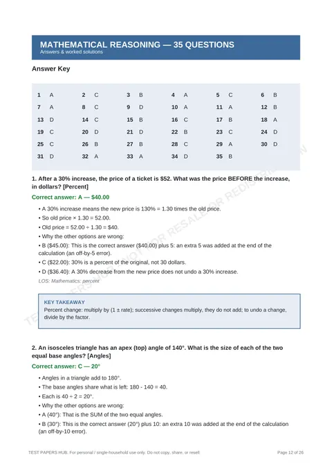Solutions preview