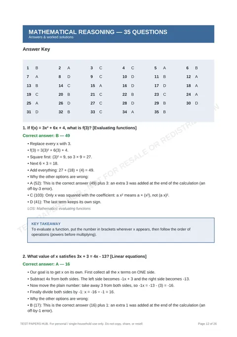 Solutions preview