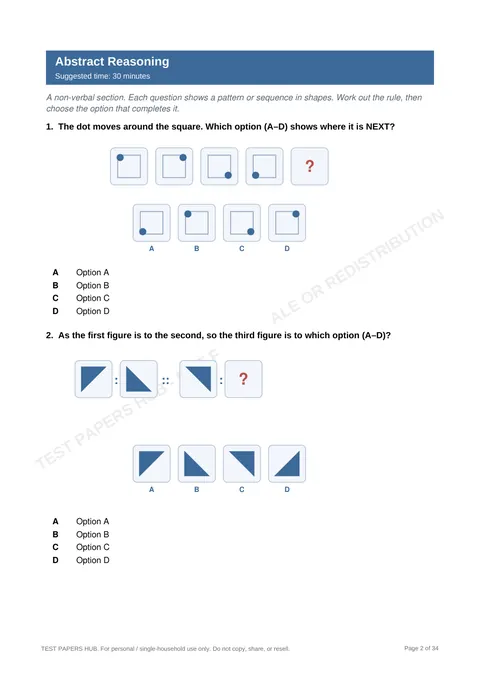Questions preview