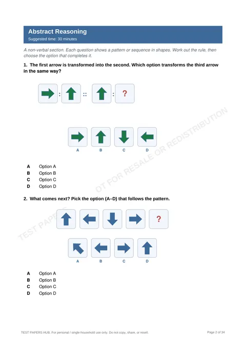 Questions preview