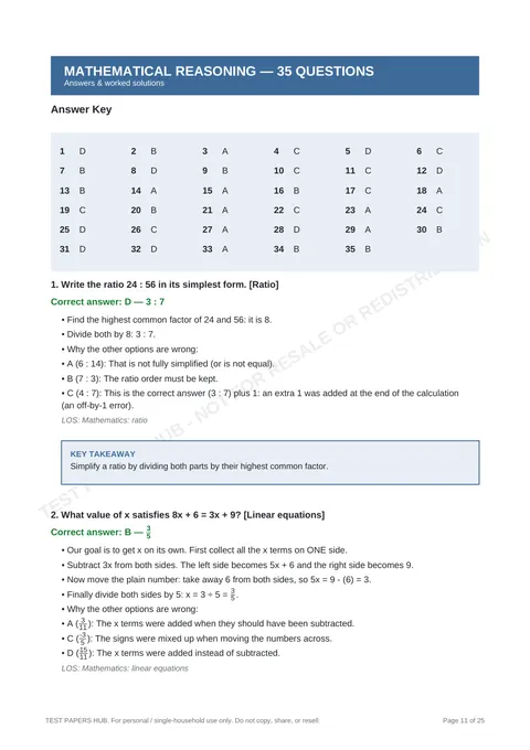 Solutions preview