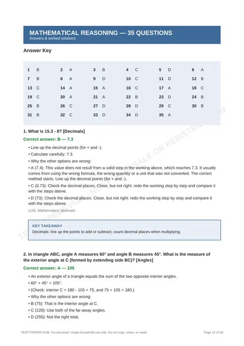 Solutions preview