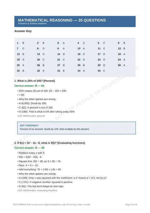 Solutions preview