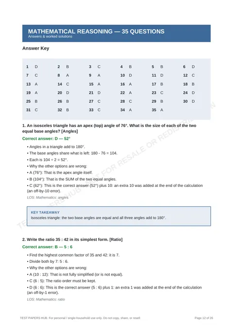 Solutions preview