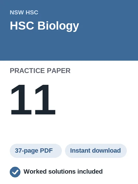 HSC Biology Practice Paper 11
