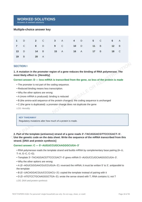 Solutions preview