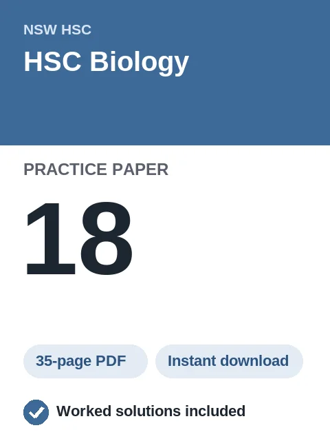 HSC Biology Practice Paper 18