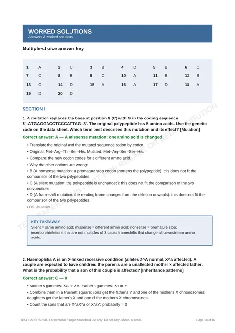Solutions preview