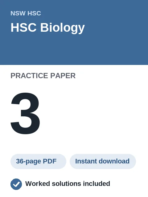 HSC Biology Practice Paper 3