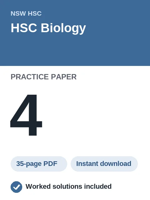 HSC Biology Practice Paper 4