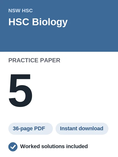 HSC Biology Practice Paper 5