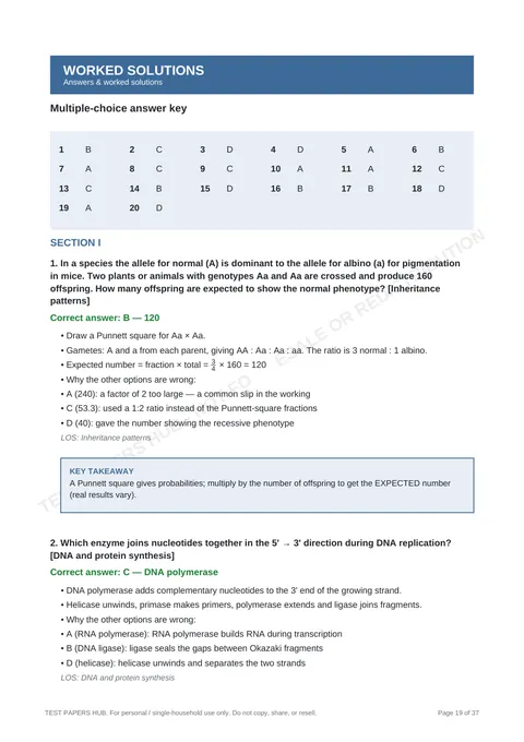 Solutions preview