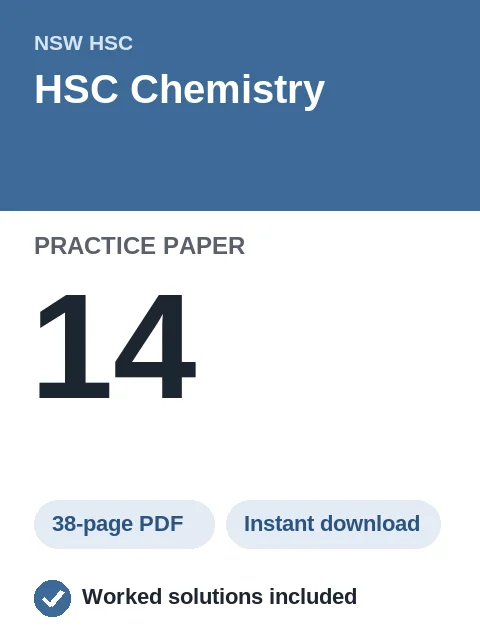 HSC Chemistry Practice Paper 14