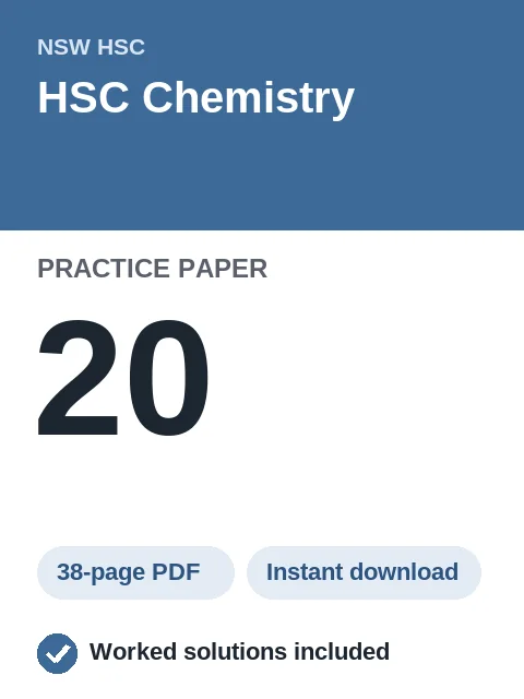 HSC Chemistry Practice Paper 20