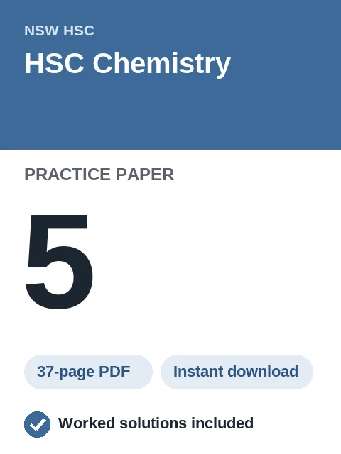 HSC Chemistry Practice Paper 5