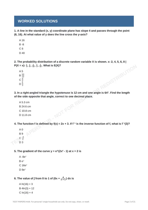 Questions preview