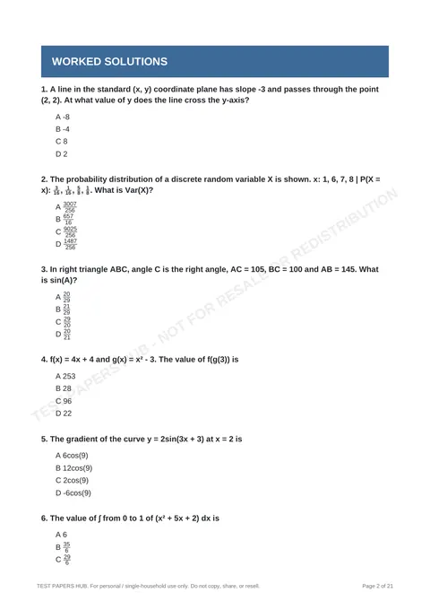 Questions preview
