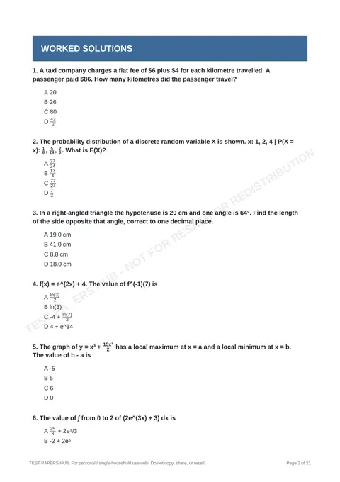 Questions preview