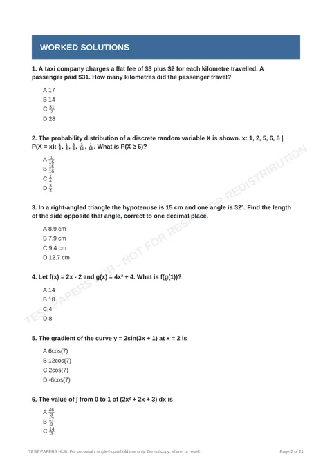 Questions preview