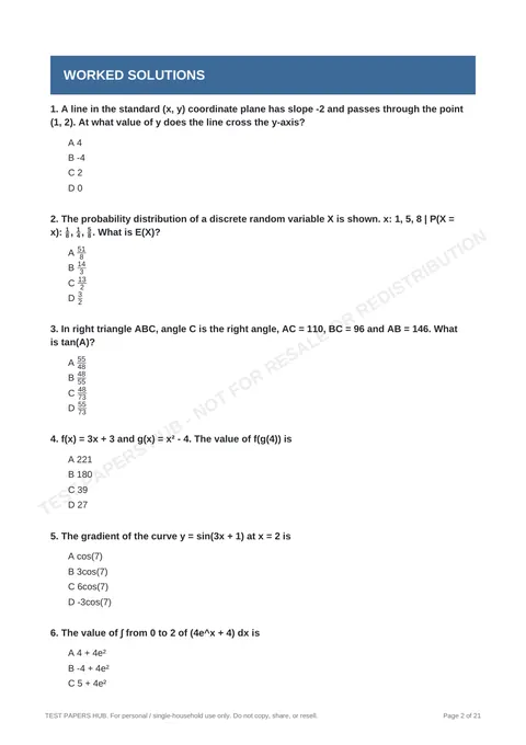 Questions preview