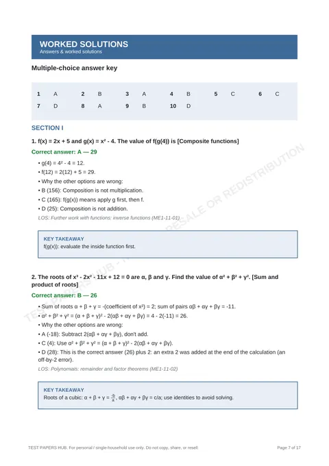 Solutions preview