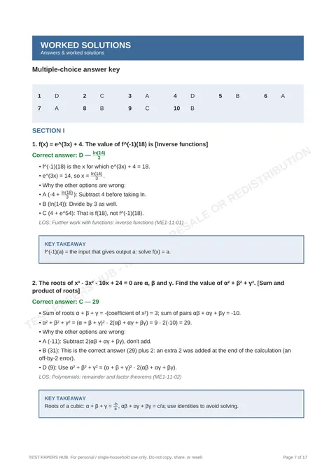 Solutions preview