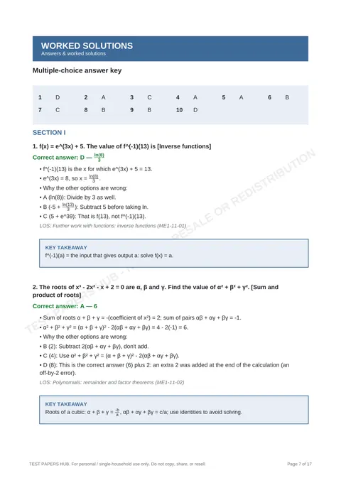 Solutions preview