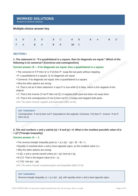 Solutions preview