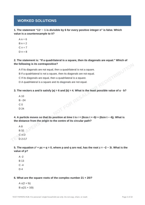 Questions preview
