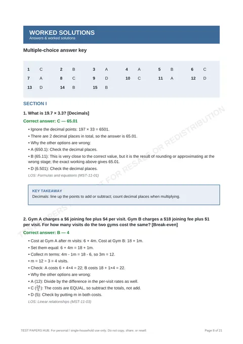 Solutions preview