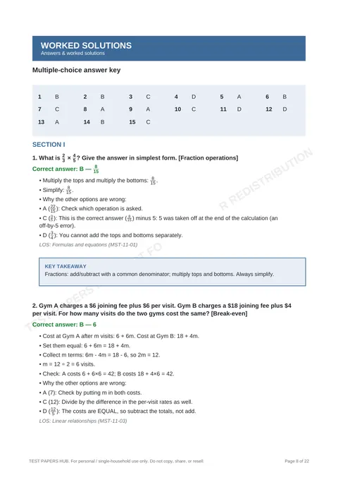 Solutions preview