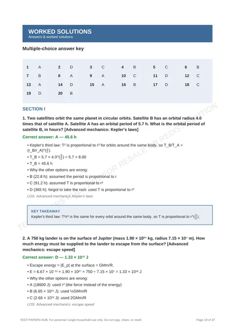 Solutions preview