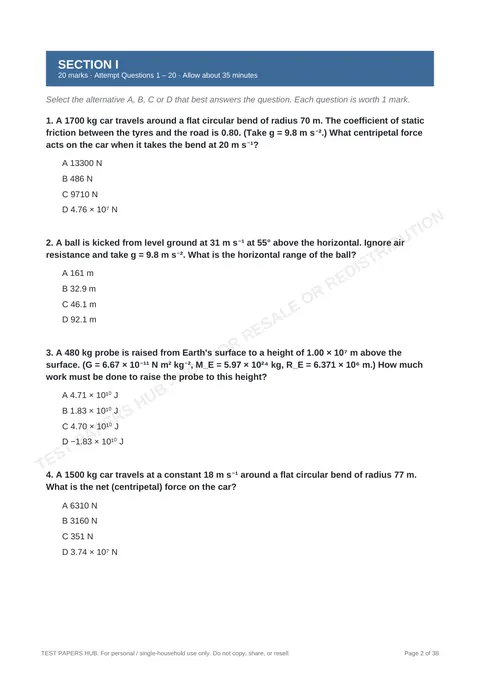 Questions preview