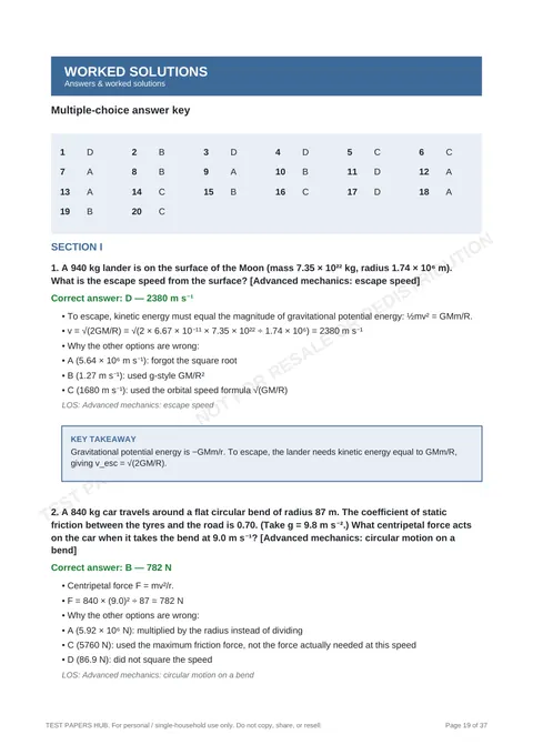Solutions preview