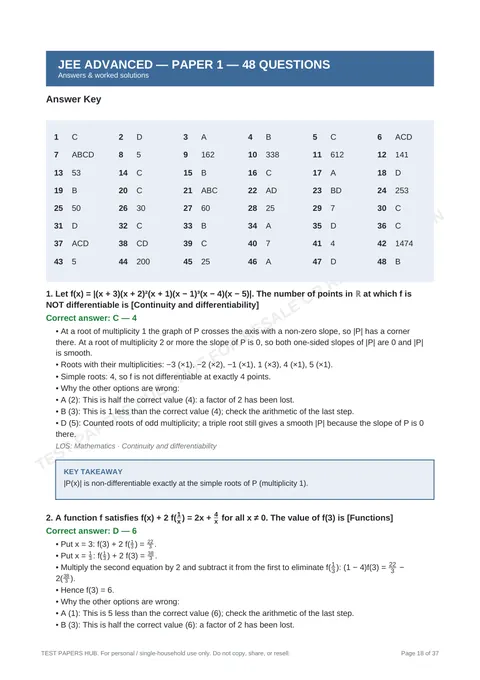 Solutions preview