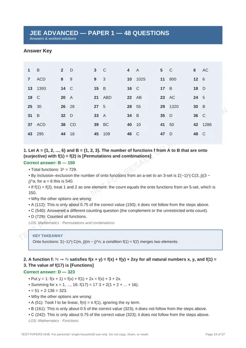 Solutions preview