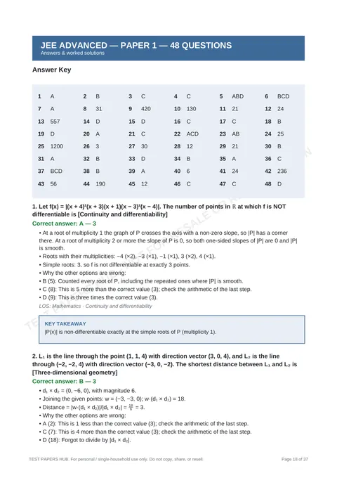 Solutions preview