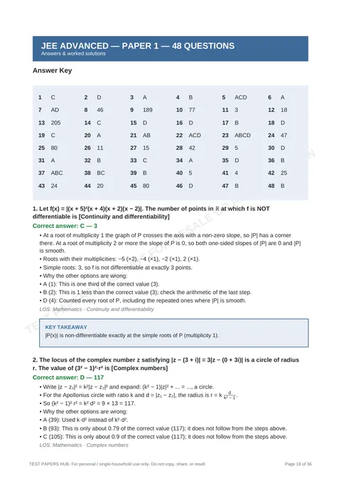 Solutions preview