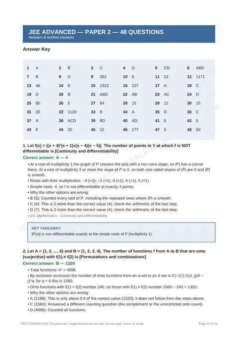 Solutions preview