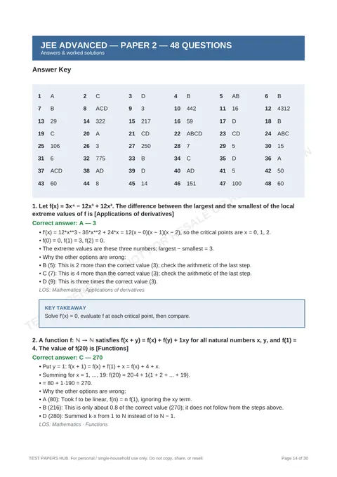 Solutions preview