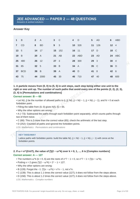 Solutions preview