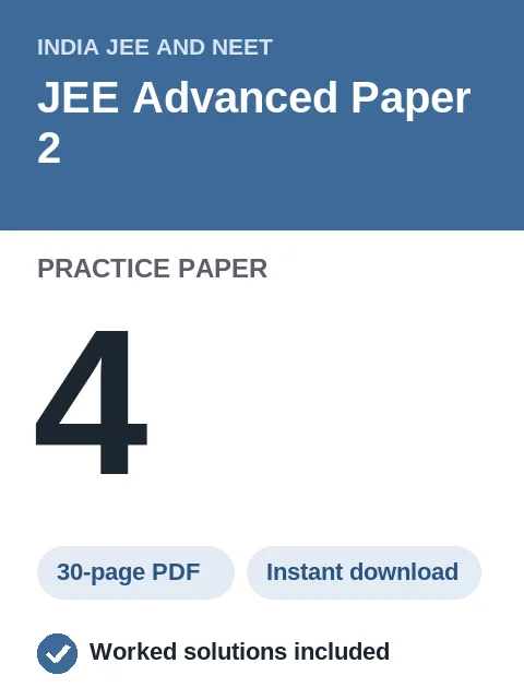 JEE Advanced Paper 2 Practice Paper 4